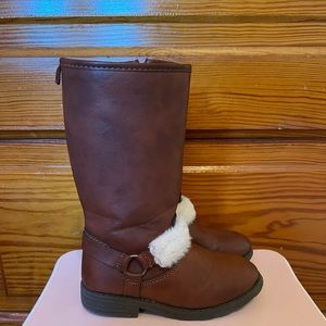 Carters Fur Accent Toddler Riding Boots
